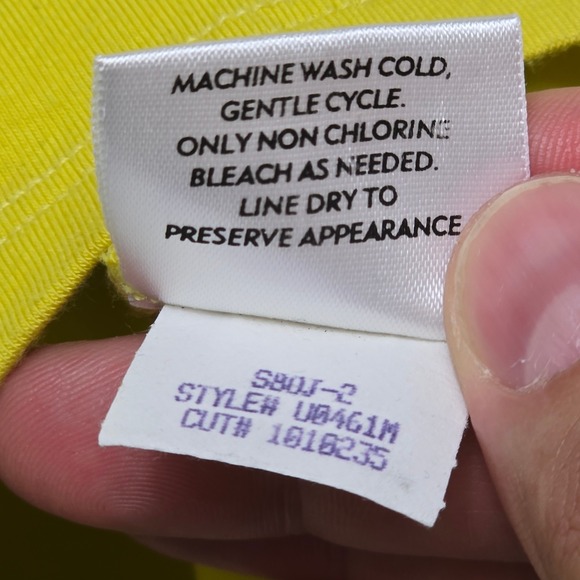 Eileen Fisher Yellow Organic Cotton Lycra Tank Top Women's Size S Sleeveless - Picture 8 of 12